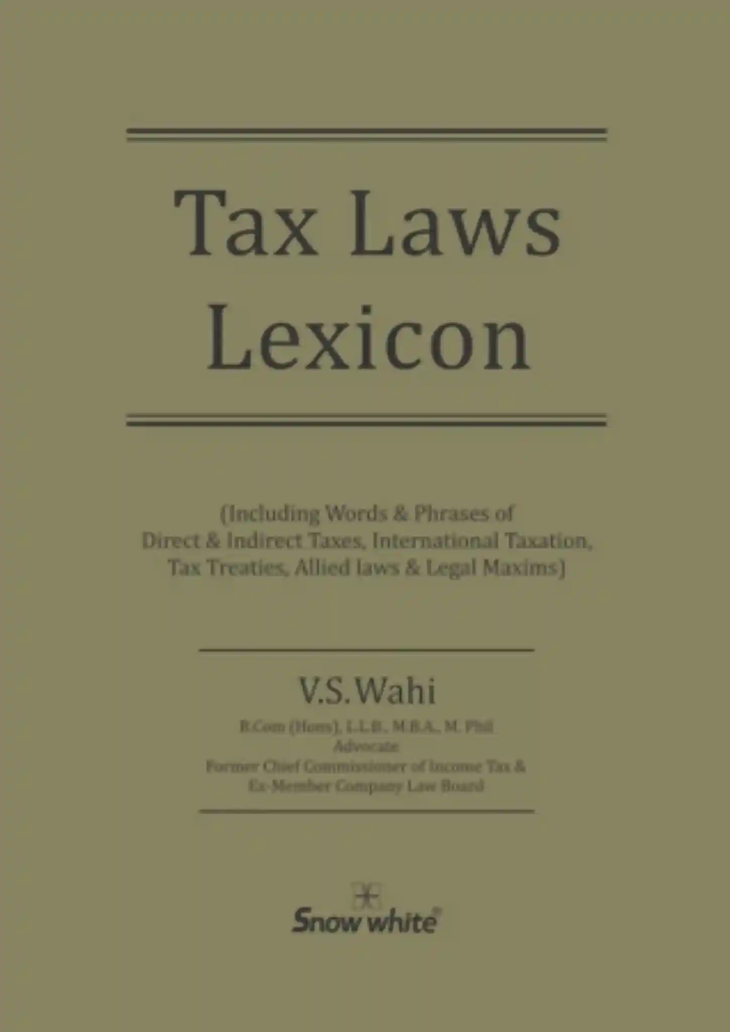 Tax Laws Lexicon